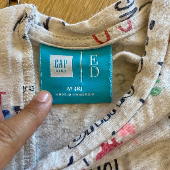 Graphic Print Casual Dress - Picture 4 of 4